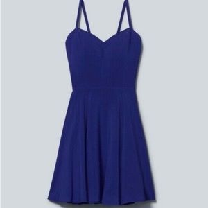 Aritzia talula Lapinski royal blue dress